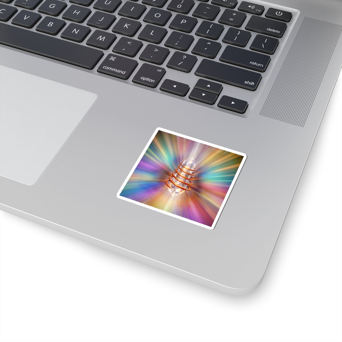 Quartz Crystal Rainbow Energy Kiss-Cut Sticker
