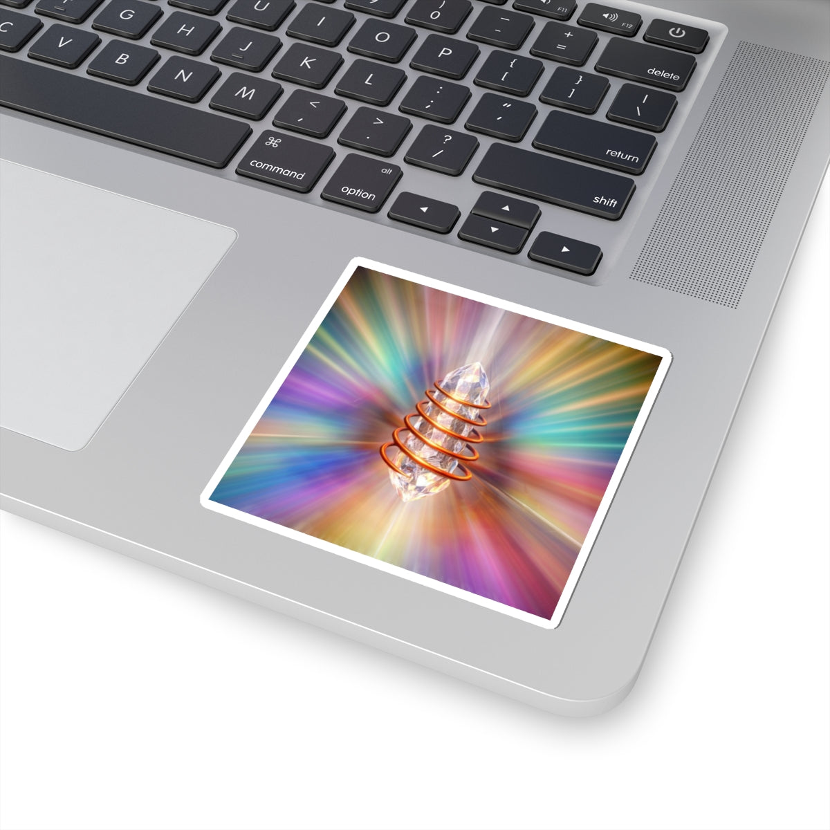 Quartz Crystal Rainbow Energy Kiss-Cut Sticker