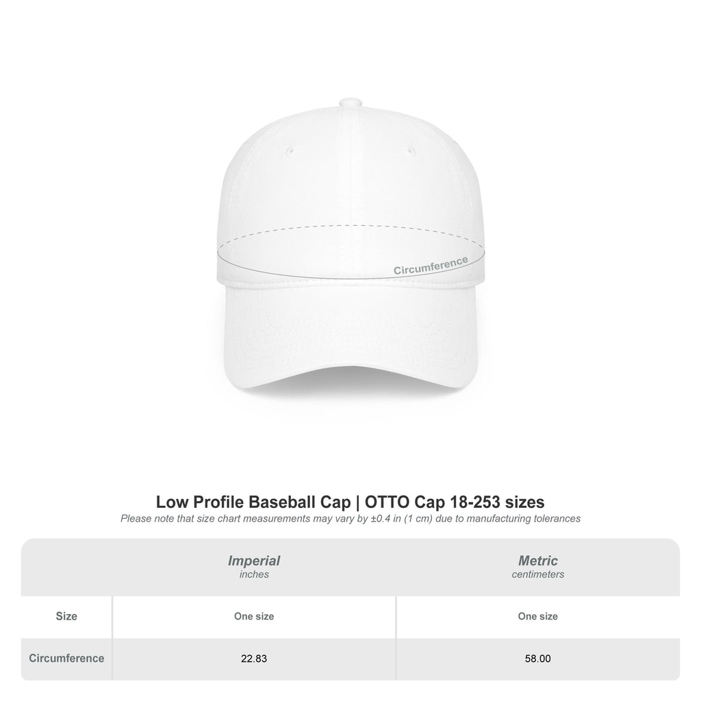 Low Profile Baseball Cap —  “GET INITIATED” Embroidered Hat