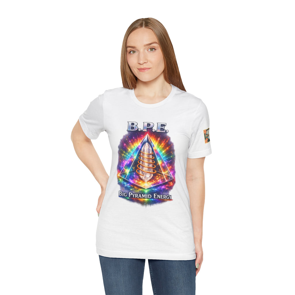 Women's B.P.E. Big Pyramid Energy Prism Tee — Women's Prism Pyramid Graphic T-Shirt