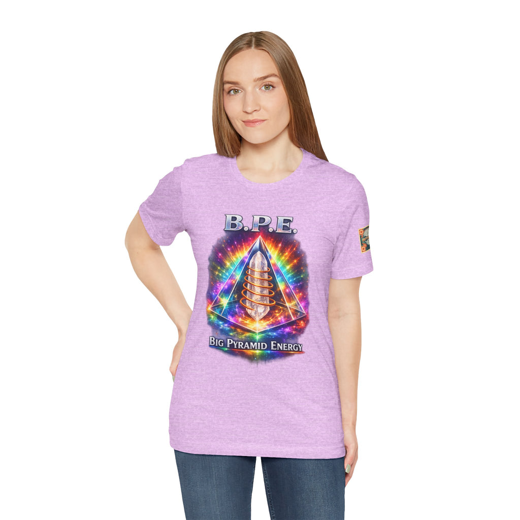 Women's B.P.E. Big Pyramid Energy Prism Tee — Women's Prism Pyramid Graphic T-Shirt
