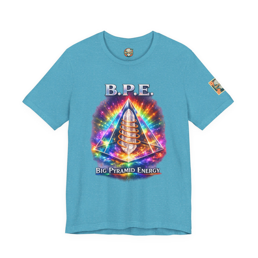 Women's B.P.E. Big Pyramid Energy Prism Tee — Women's Prism Pyramid Graphic T-Shirt
