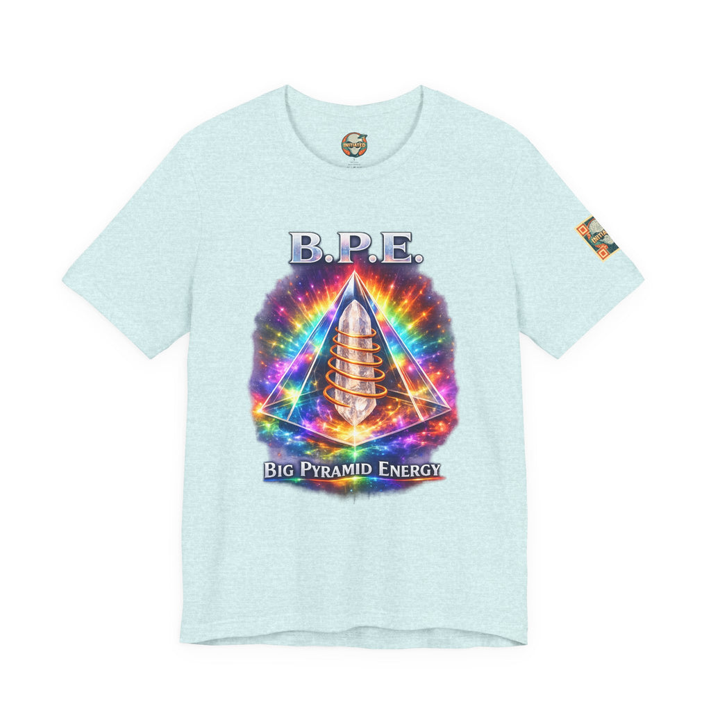 Women's B.P.E. Big Pyramid Energy Prism Tee — Women's Prism Pyramid Graphic T-Shirt