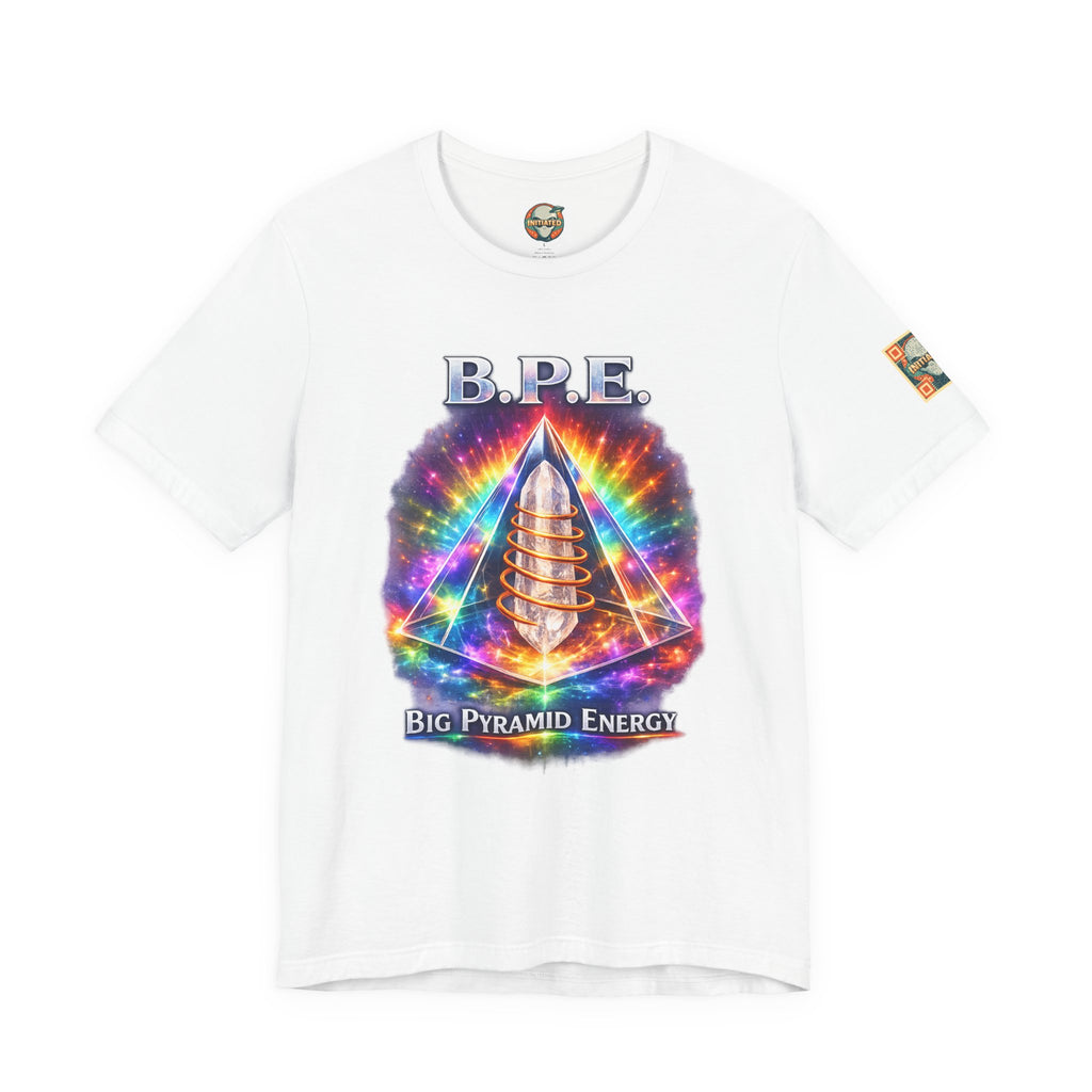 Women's B.P.E. Big Pyramid Energy Prism Tee — Women's Prism Pyramid Graphic T-Shirt