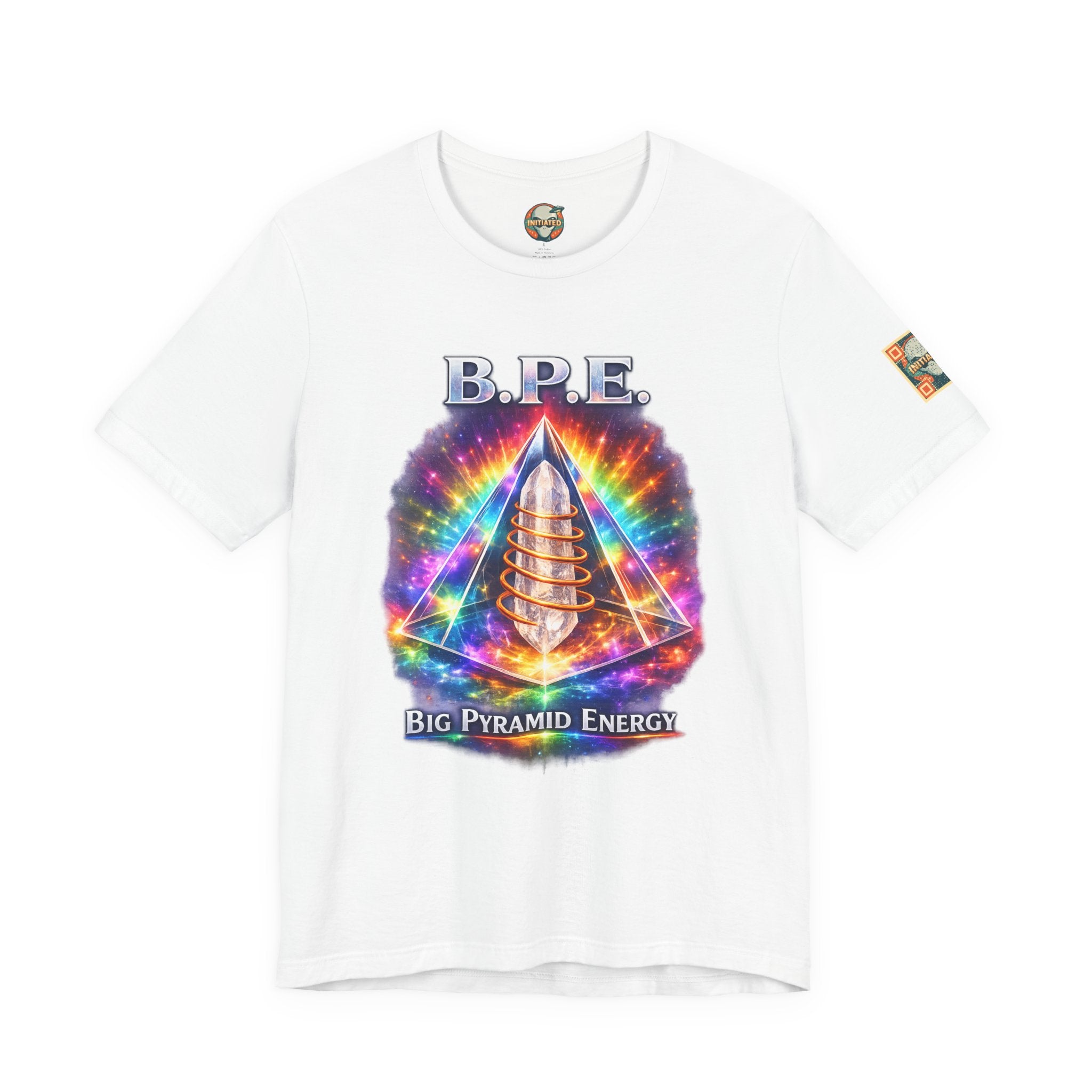 Women's B.P.E. Big Pyramid Energy Prism Tee — Women's Prism Pyramid Graphic T-Shirt