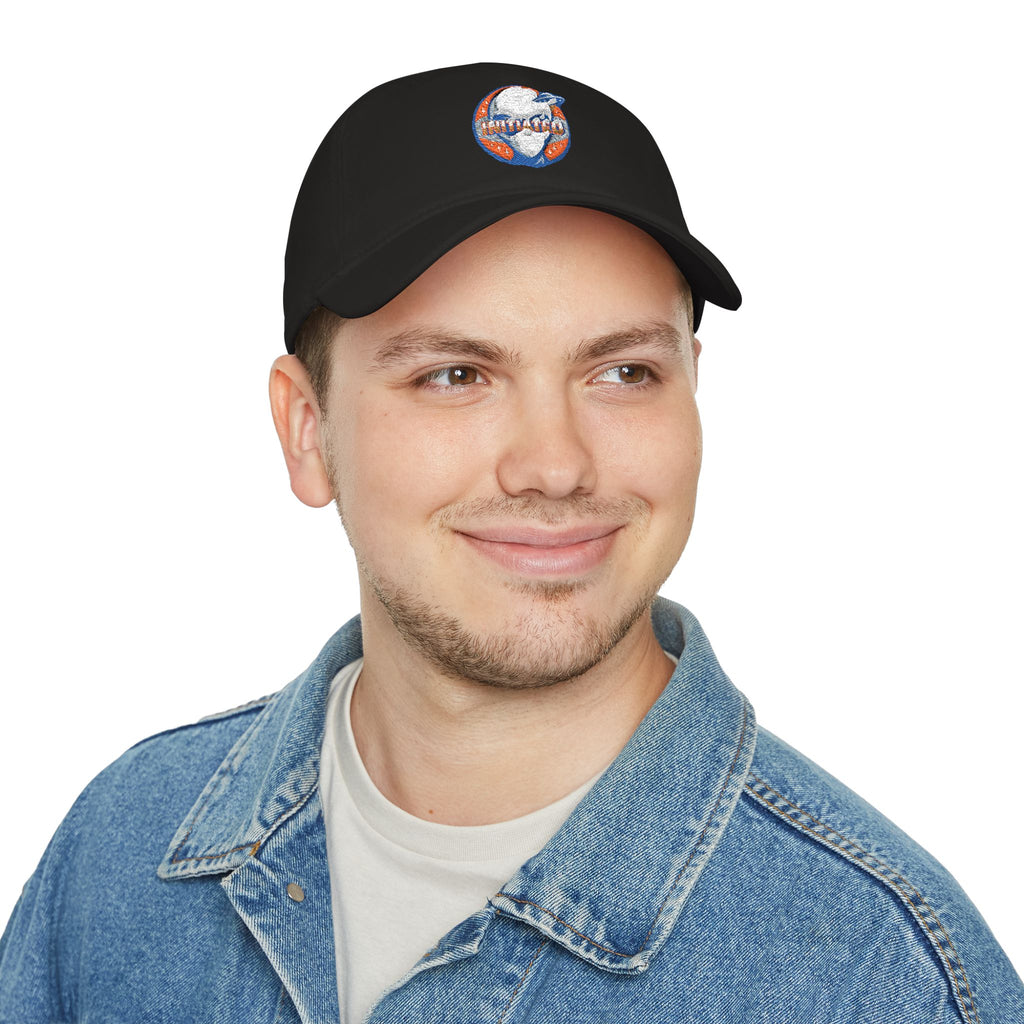 Low Profile Baseball Cap —  “GET INITIATED” Embroidered Hat