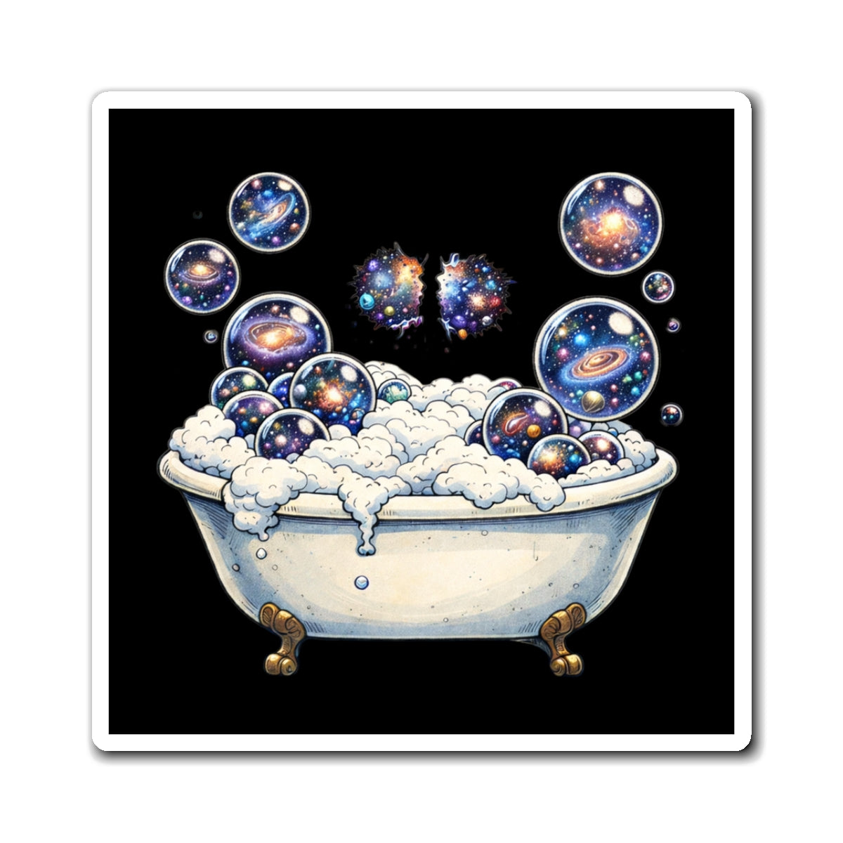 Cosmic Bubble Bath Multiverse Magnet