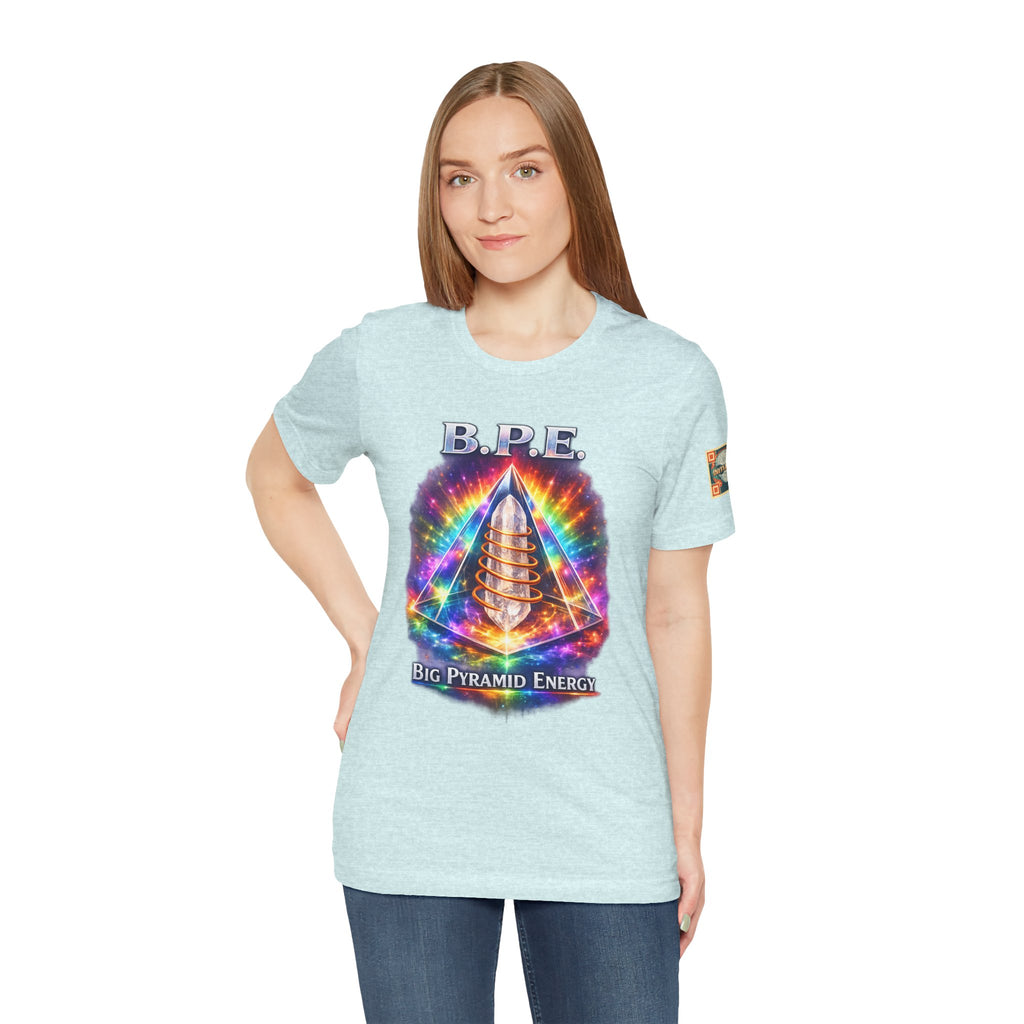 Women's B.P.E. Big Pyramid Energy Prism Tee — Women's Prism Pyramid Graphic T-Shirt