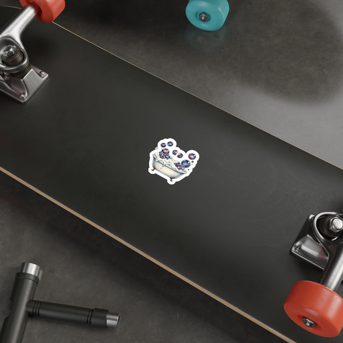 Bubble Multiverse Graphic Die-Cut Sticker