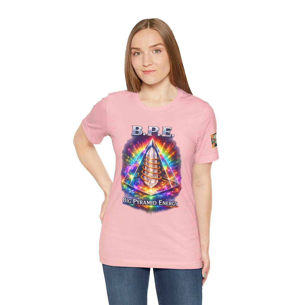Women's B.P.E. Big Pyramid Energy Prism Tee — Women's Prism Pyramid Graphic T-Shirt