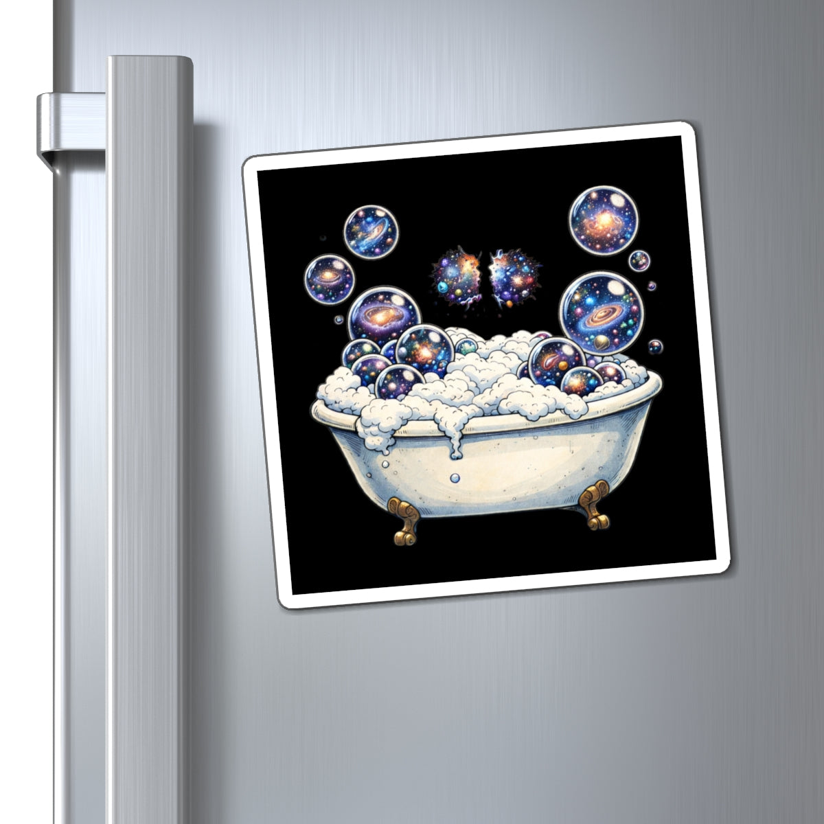 Cosmic Bubble Bath Multiverse Magnet