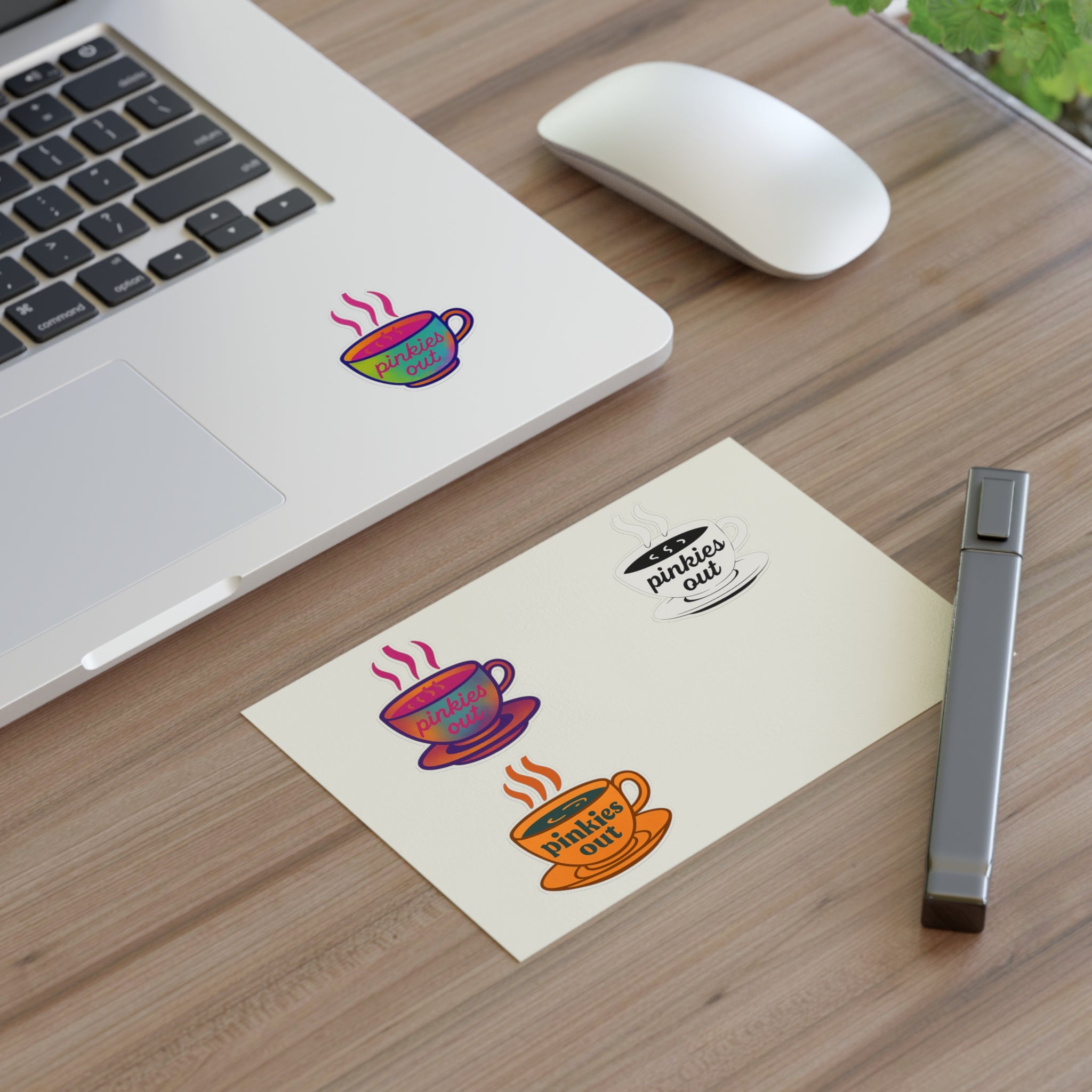 Pinkies Out Tea Cup Graphic Sticker Sheet