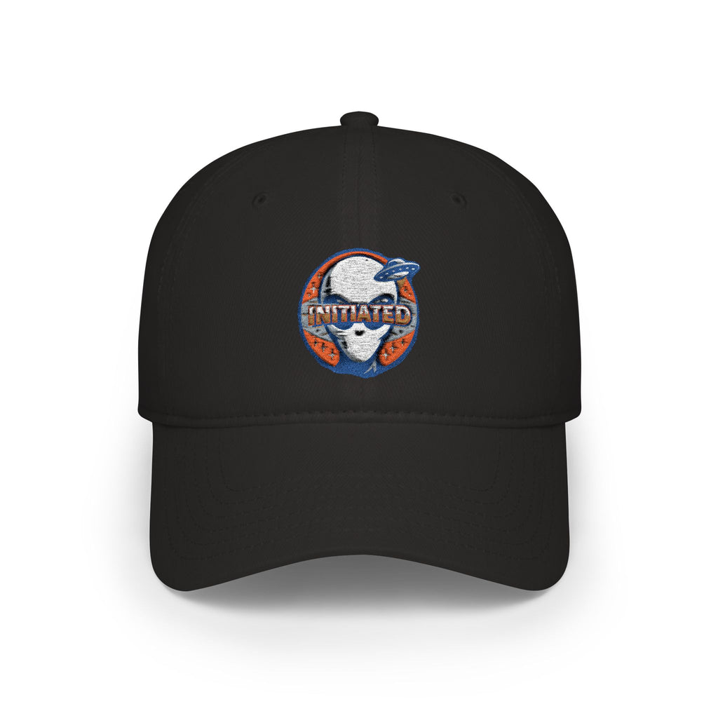 Low Profile Baseball Cap —  “GET INITIATED” Embroidered Hat