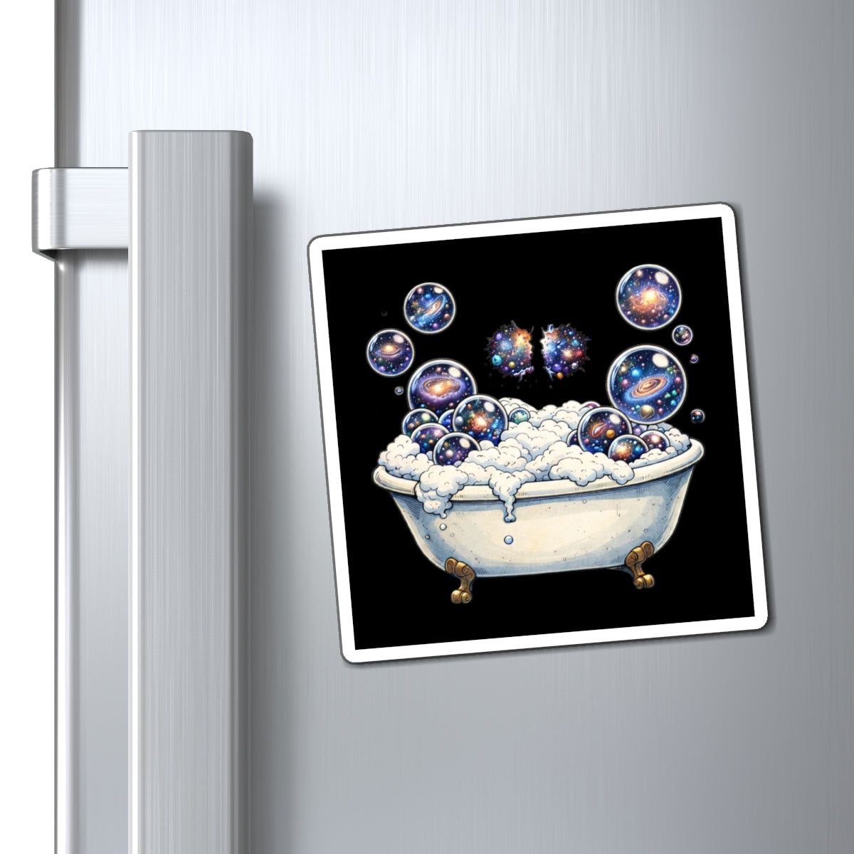 Cosmic Bubble Bath Multiverse Magnet