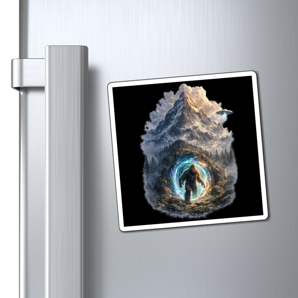 Mt. Shasta Bigfoot Portal Graphic Magnet