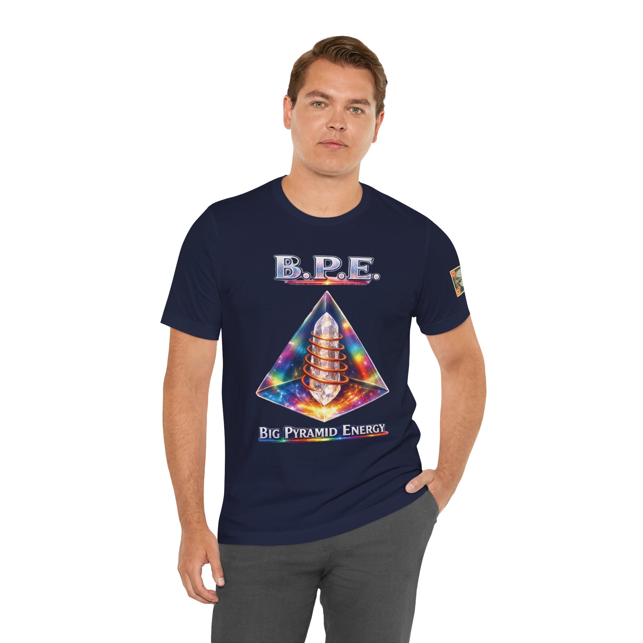 Unisex Big Pyramid Energy Tee — B.P.E. The Secret of the Pyramids Graphic Tee
