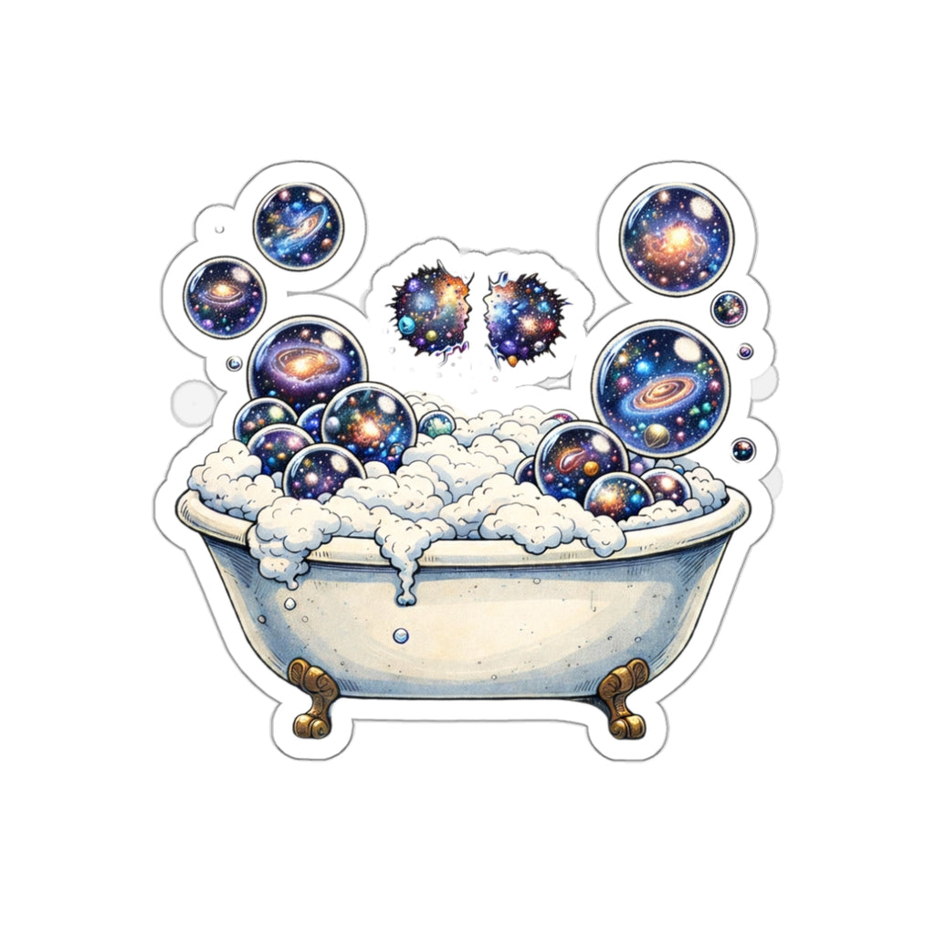 Bubble Multiverse Graphic Die-Cut Sticker
