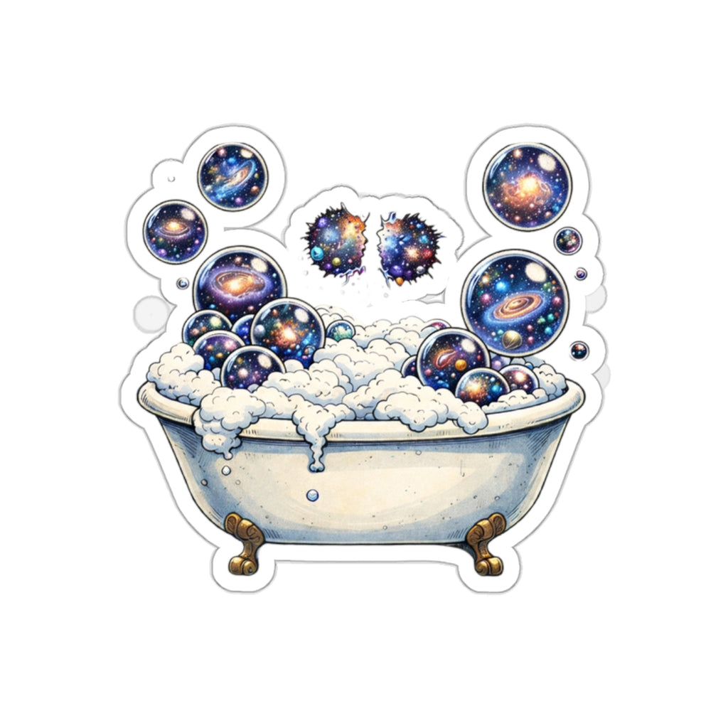 Bubble Multiverse Graphic Die-Cut Sticker