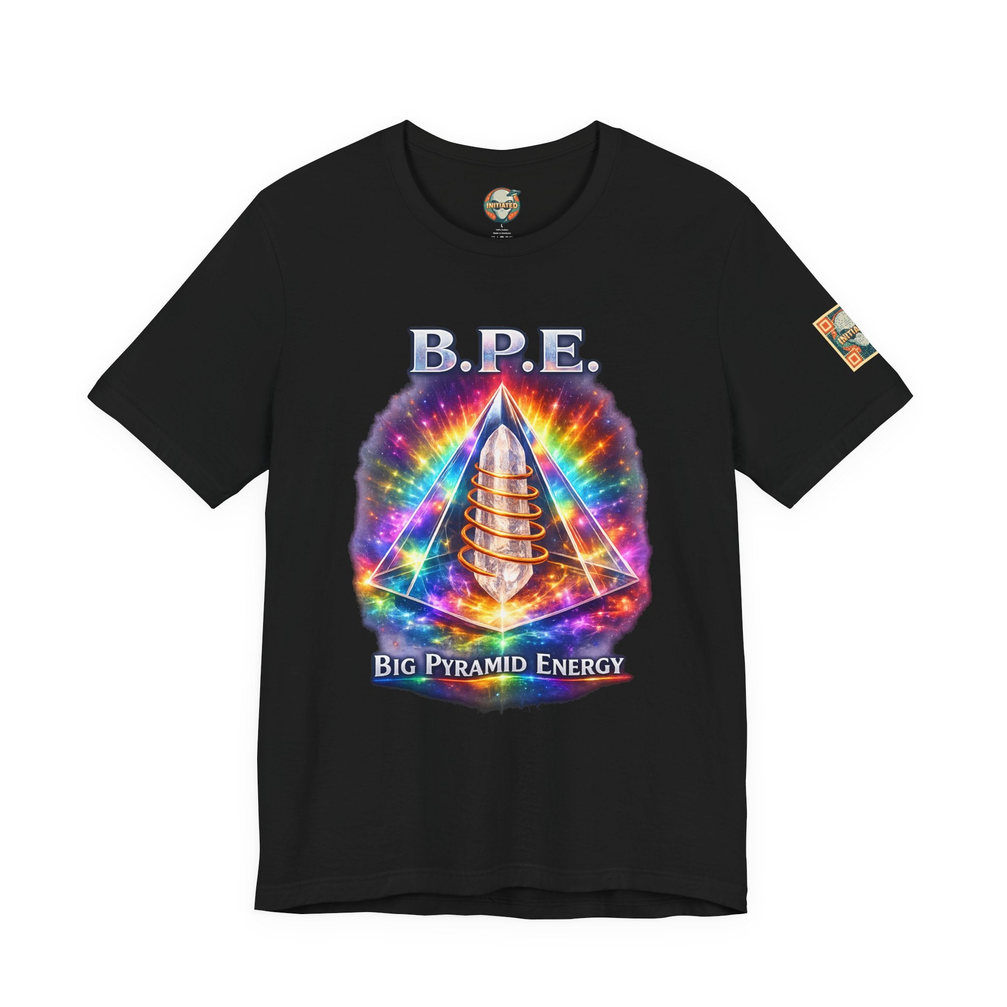 Women's B.P.E. Big Pyramid Energy Prism Tee — Women's Prism Pyramid Graphic T-Shirt