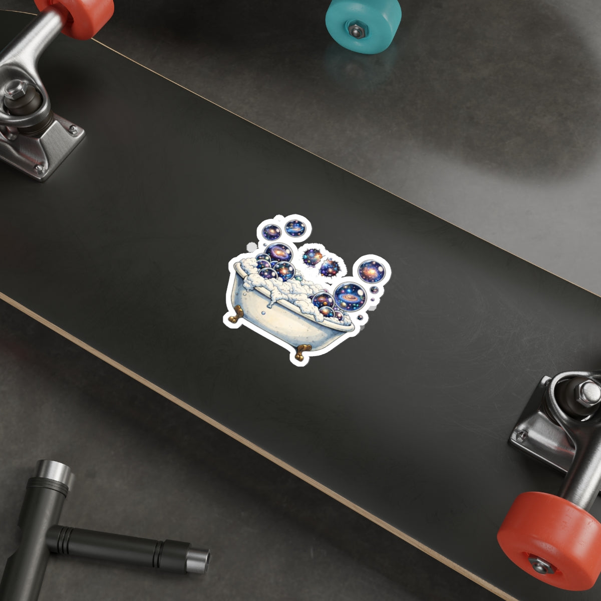 Bubble Multiverse Graphic Die-Cut Sticker