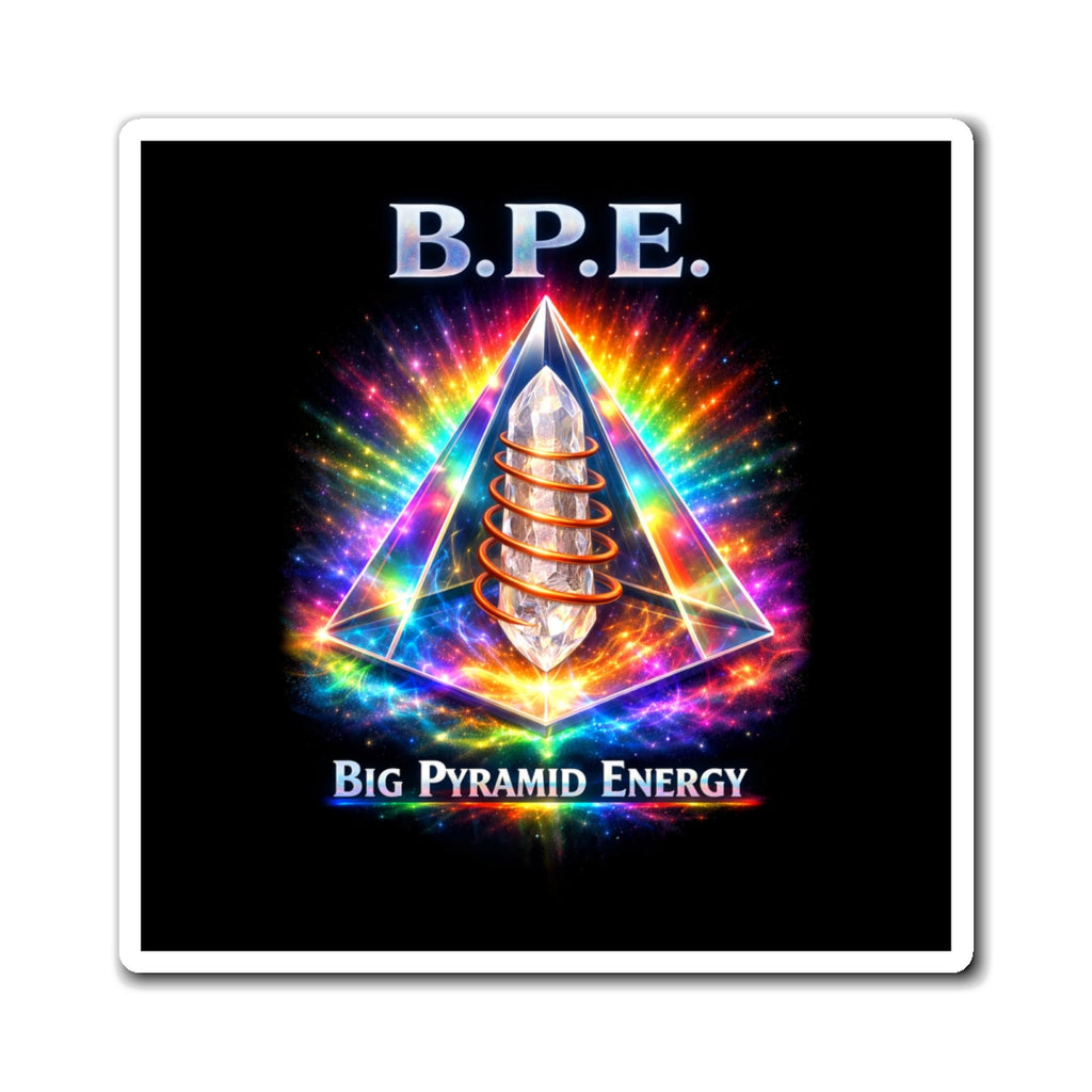 B.P.E. (Big Pyramid Energy) — Graphic Die-Cut Sticker