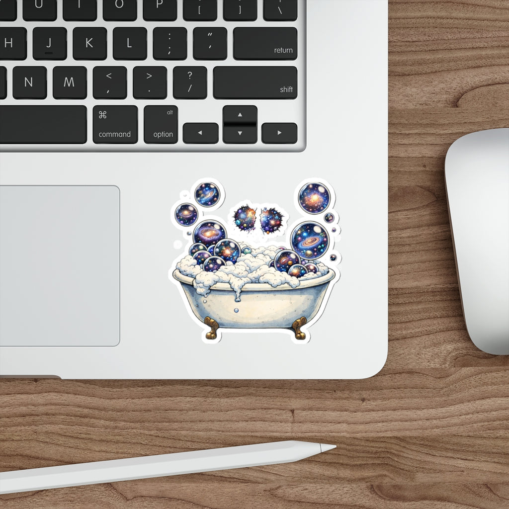 Bubble Multiverse Graphic Die-Cut Sticker
