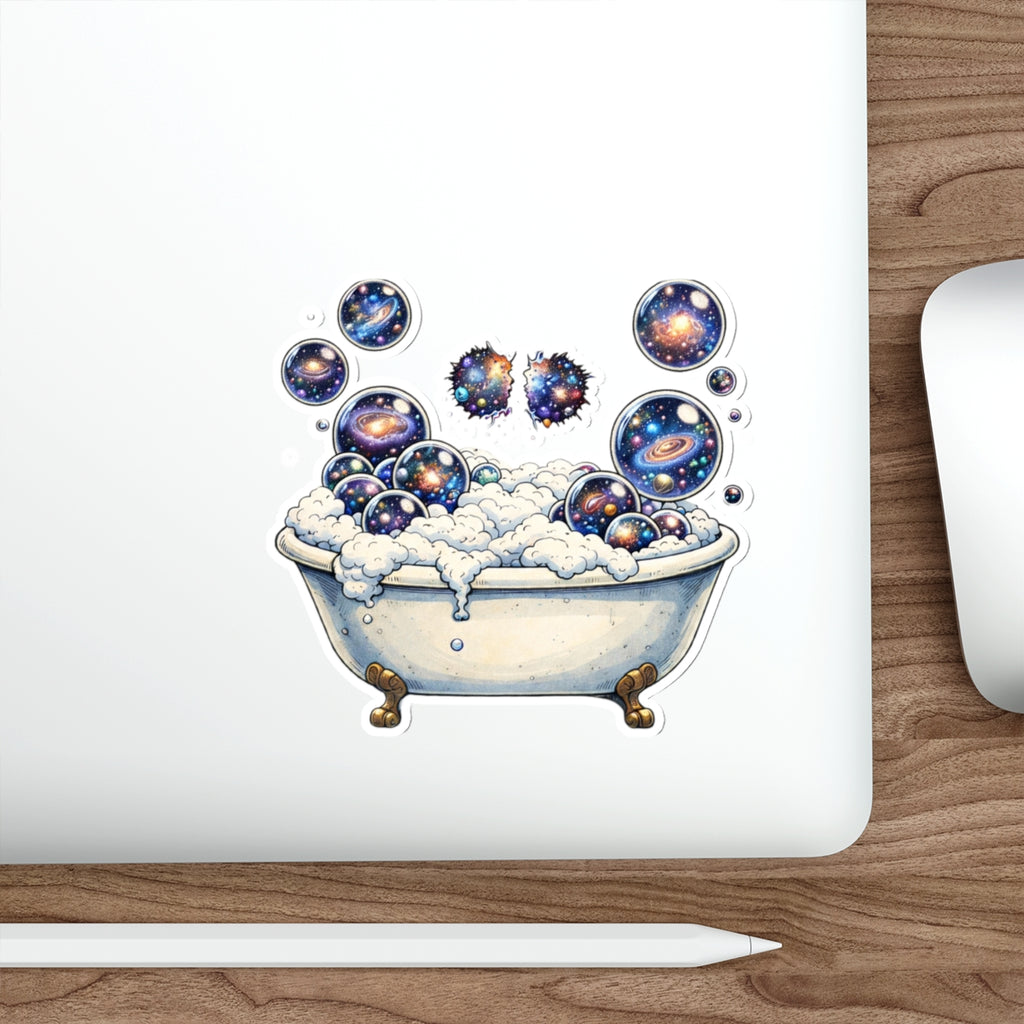 Bubble Multiverse Graphic Die-Cut Sticker