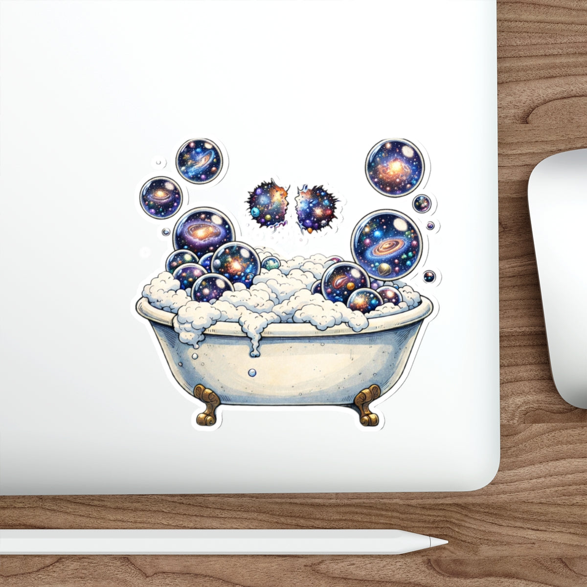 Bubble Multiverse Graphic Die-Cut Sticker