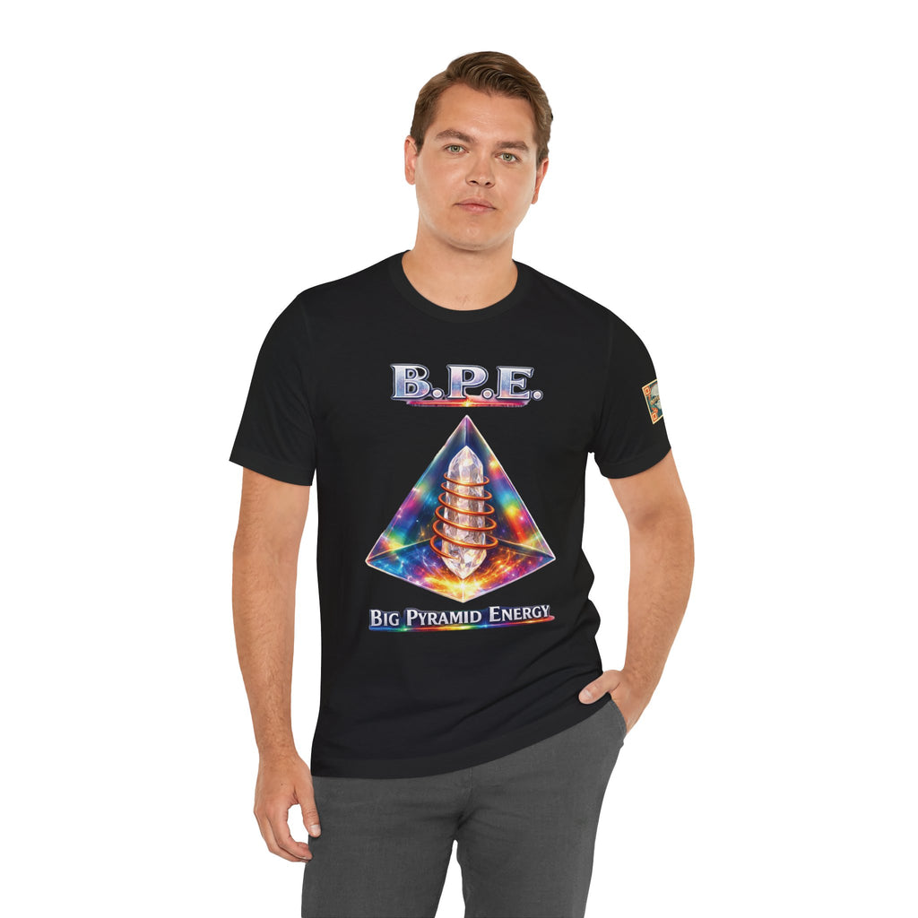 Unisex Big Pyramid Energy Tee — B.P.E. The Secret of the Pyramids Graphic Tee