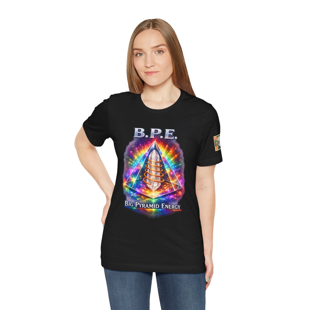 Women's B.P.E. Big Pyramid Energy Prism Tee — Women's Prism Pyramid Graphic T-Shirt