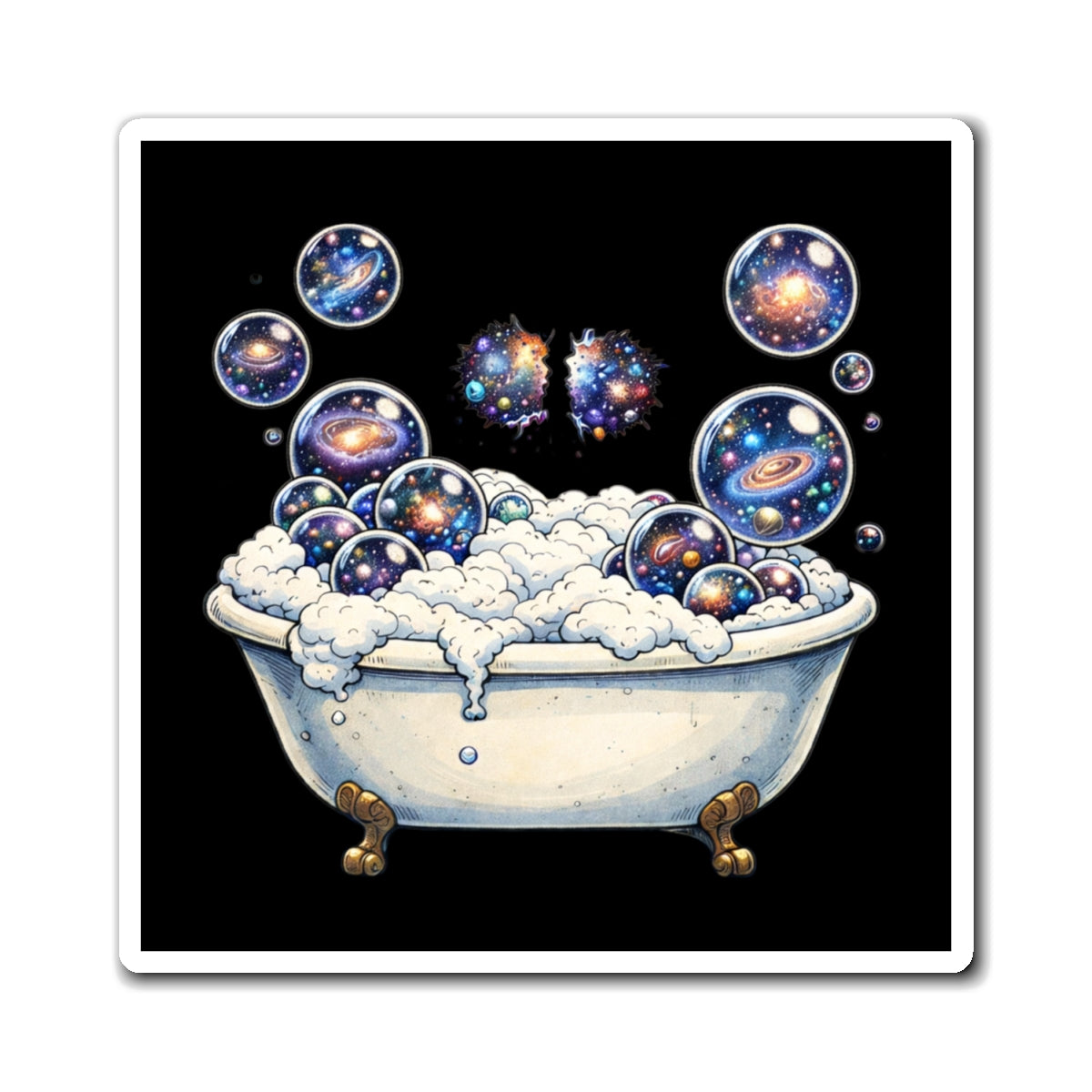 Cosmic Bubble Bath Multiverse Magnet